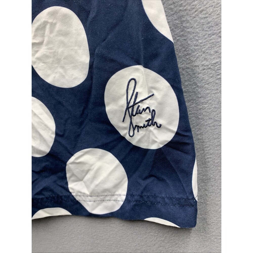 Adidas Men’s Swim Trunks Stan Smith Polkadot blue white Embroidered Lined XXL - Picture 10 of 15